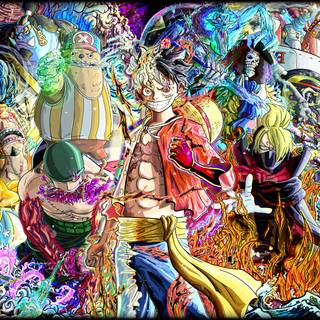 One Piece fan art wallpaper
