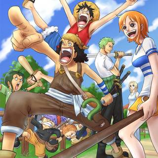 One Piece fan art wallpaper