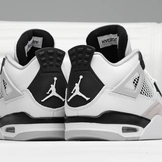 Jordan 4 military black wallpaper