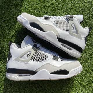 Jordan 4 military black wallpaper