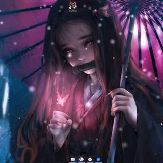 Nezuko mad wallpaper