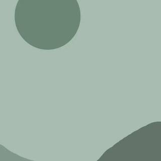 Boho green wallpaper