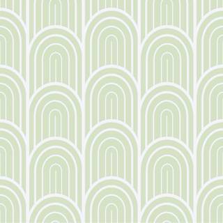 Boho green wallpaper