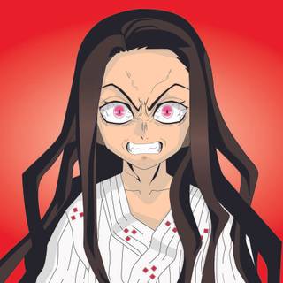 Nezuko mad wallpaper