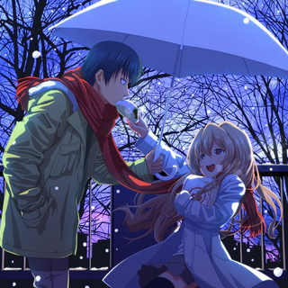 Purple Toradora computer wallpaper