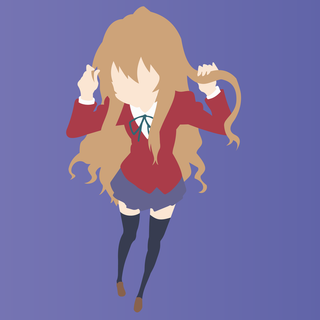 Purple Toradora computer wallpaper