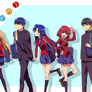 Purple Toradora computer wallpaper