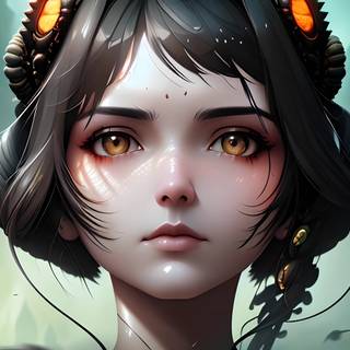 3D anime girl 4k wallpaper