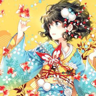 3D anime girl 4k wallpaper