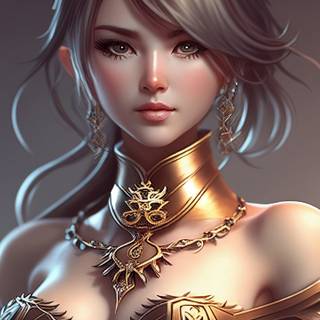 3D anime girl 4k wallpaper