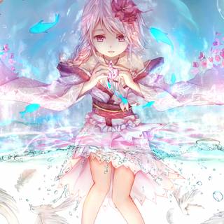 Manga girls 1080x1920 wallpaper