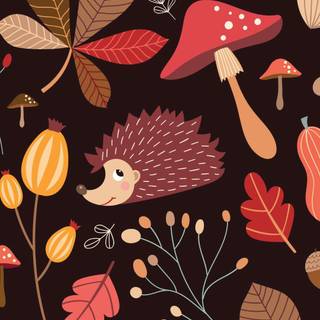 Autumn art phone wallpaper