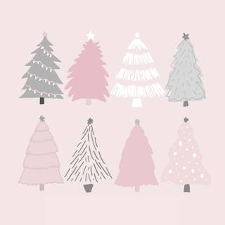 Pastel Xmas wallpaper