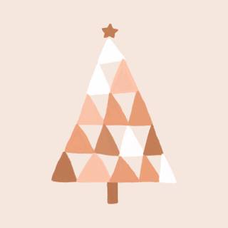 Pastel Xmas wallpaper