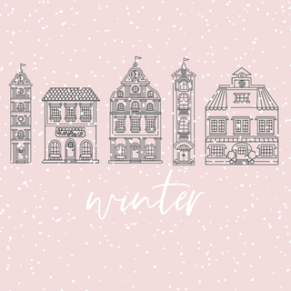 Pastel Xmas wallpaper