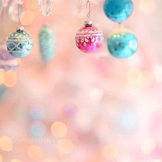 Pastel Xmas wallpaper