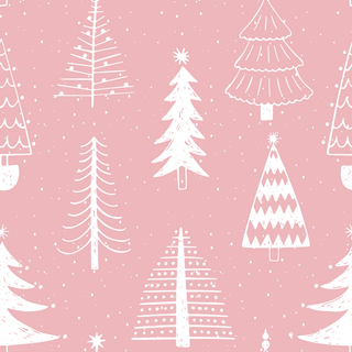 Pink Xmas tree wallpaper