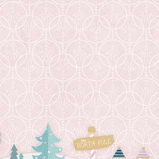 Pastel Xmas wallpaper