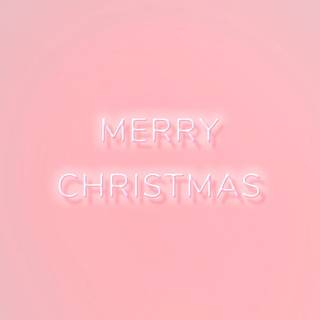 Pink Merry Xmas wallpaper