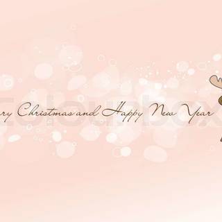 Pink Merry Xmas wallpaper