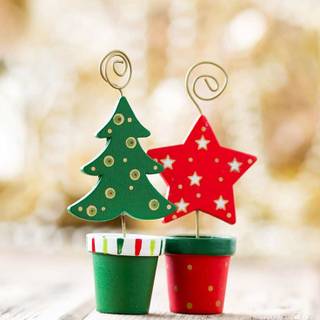 Cute New Year iPhone wallpaper