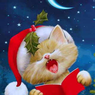 Cute New Year iPhone wallpaper