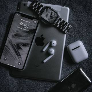 Apple accessories wallpaper