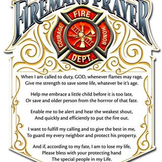Firefighter Prayer wallpaper