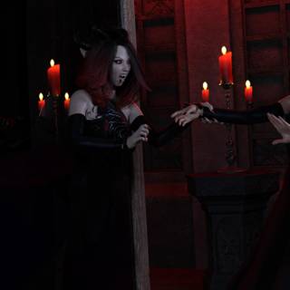 Demonic mirror wallpaper