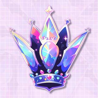 Crystal crown wallpaper