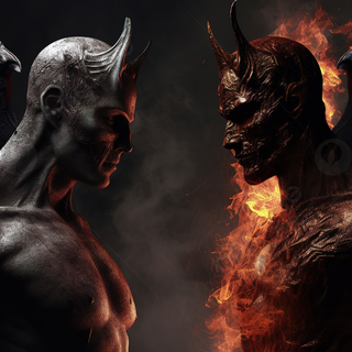 Demonic mirror wallpaper