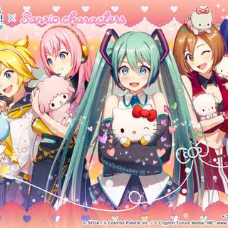 Project Sekai Sanrio wallpaper