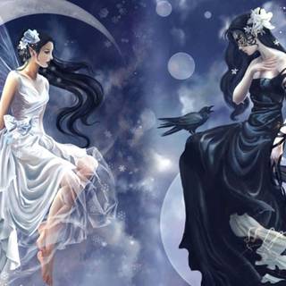 Black fairy wallpaper