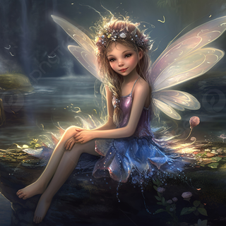 Black fairy wallpaper