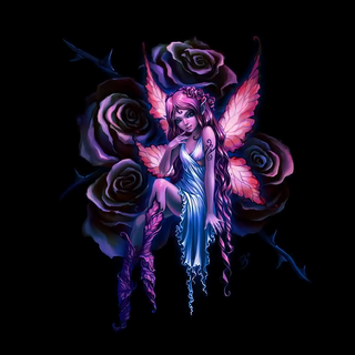 Black fairy wallpaper