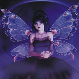 Black fairy wallpaper