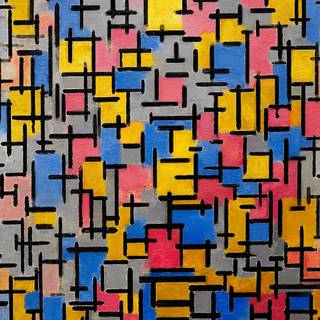 Mondriaan wallpaper