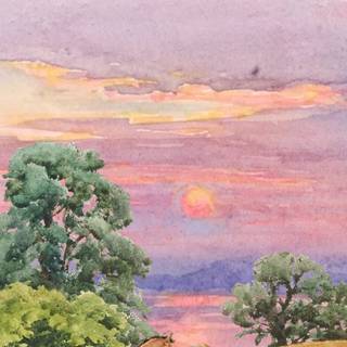 Horse ranch wallpaper