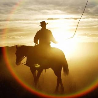 Horse ranch wallpaper