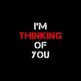 Thinking about you wallpaper