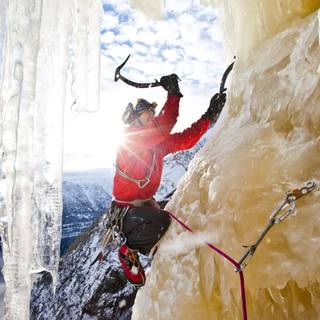 Ice climbing wallpaper