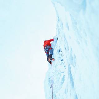 Ice climbing wallpaper
