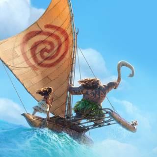 Anime boat wallpaper