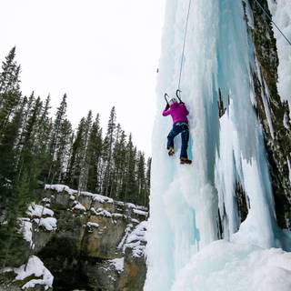 Ice climbing wallpaper