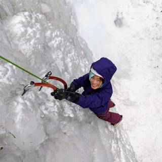 Ice climbing wallpaper