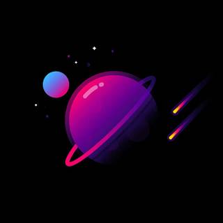 Pink amoled wallpaper