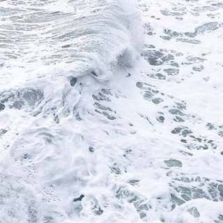 White ocean wallpaper