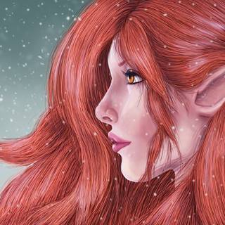 Red elf wallpaper