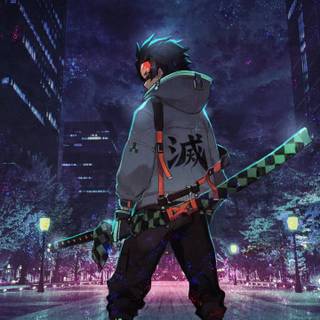 Tanjiro phone HD 4k wallpaper