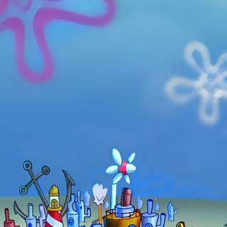 Spongebob 4k iPhone wallpaper